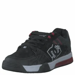 DC Shoes Versatile Black/white/athletic Red Svart Best