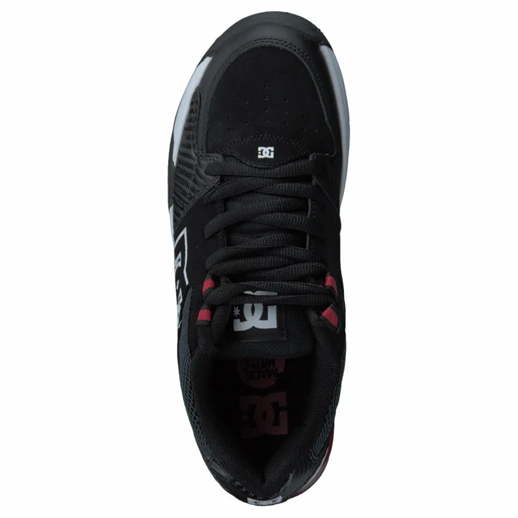 DC Shoes Versatile Black/white/athletic Red Svart Best