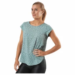 Only Vic Ss Aop Top Wvn Green Grön New