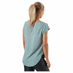 Only Vic Ss Aop Top Wvn Green Grön New