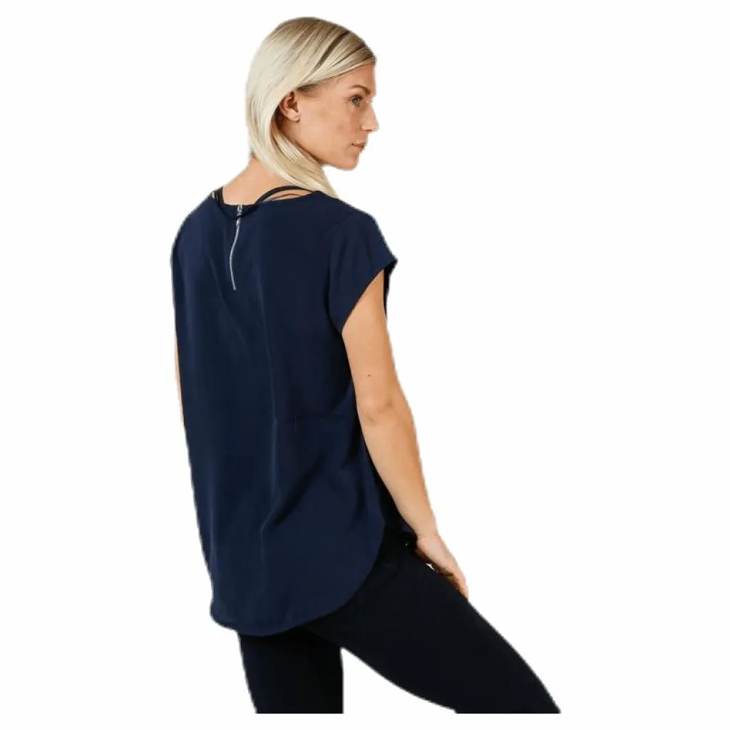 Vic S/S Solid Top Blue*Only Online