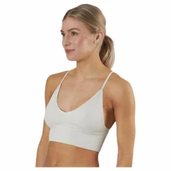 Vicky Rib Seamless V-neck Top Grey*Only Sale
