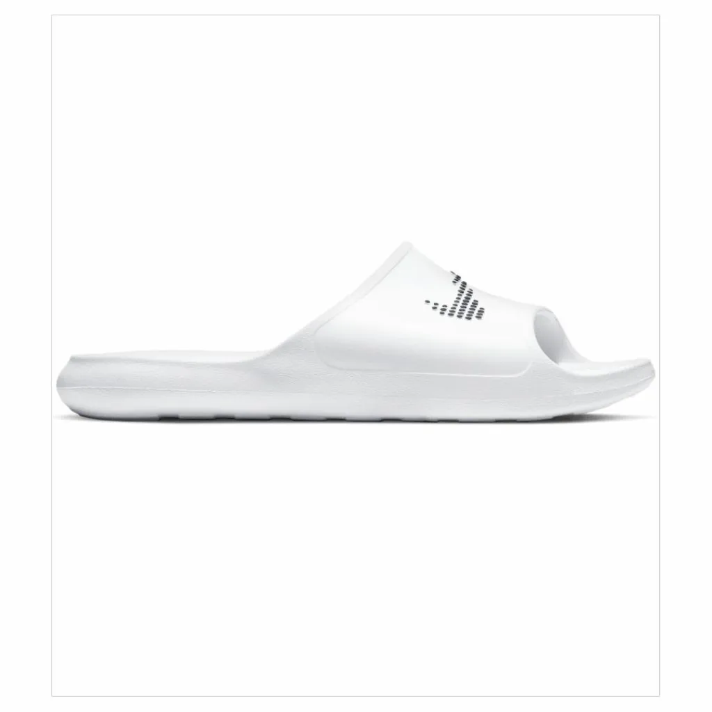 Nike Victori One Men's Shower Slides WHITE/BLACK-WHITE Vit Hot