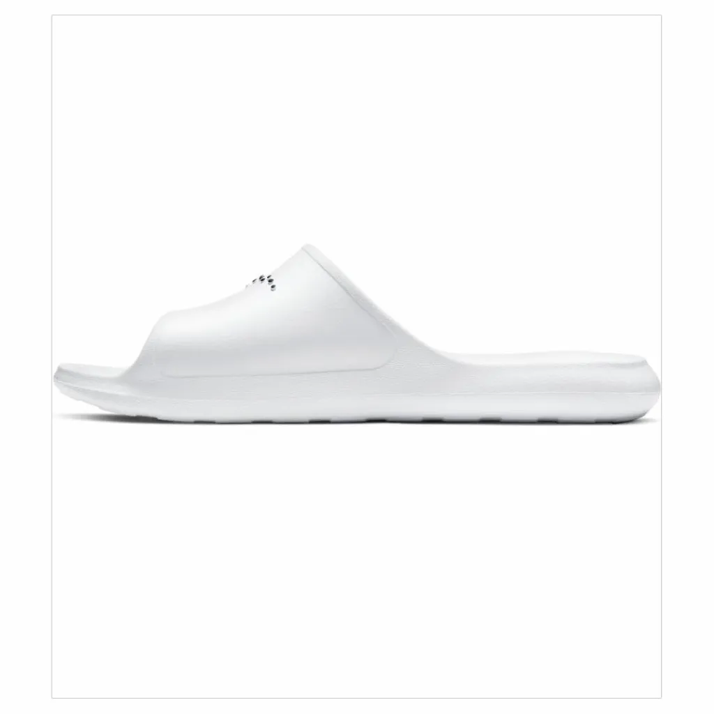 Nike Victori One Men's Shower Slides WHITE/BLACK-WHITE Vit Hot