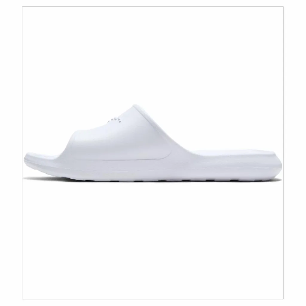 Nike Victori One Women's Shower Slides WHITE/WHITE-WHITE Vit New