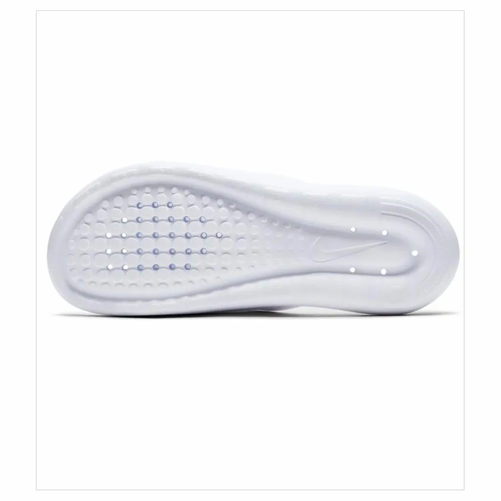 Nike Victori One Women's Shower Slides WHITE/WHITE-WHITE Vit New