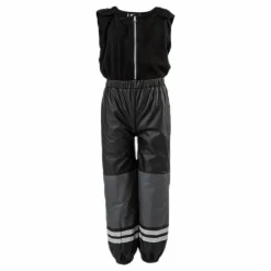 Lindberg Vik Fleece Lined Rain Pants Black Svart Best