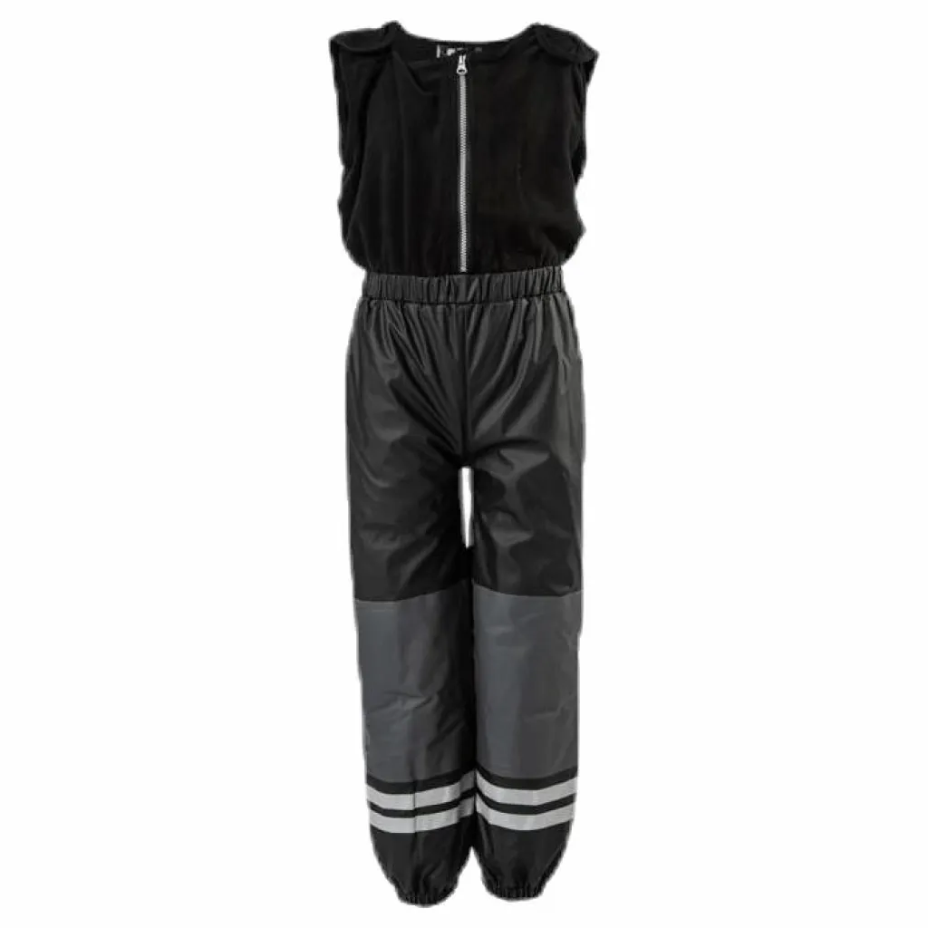 Lindberg Vik Fleece Lined Rain Pants Black Svart Best