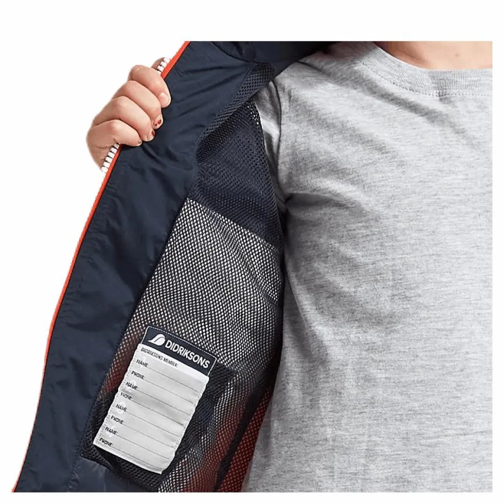 Viken Kids Jacket Blue/Orange*Didriksons Sale