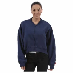 Violet Zip Sweat Blue*Svea Online
