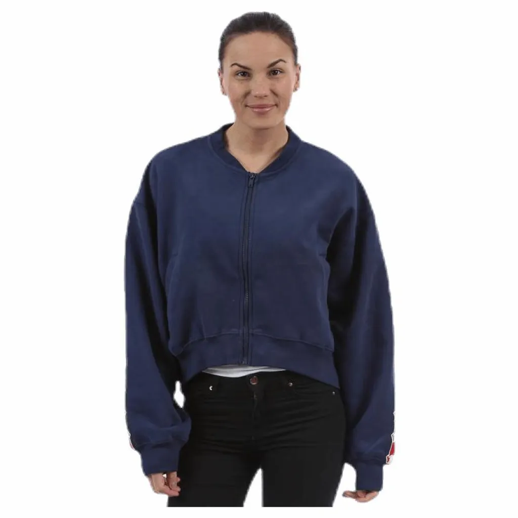 Violet Zip Sweat Blue*Svea Online