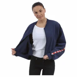 Violet Zip Sweat Blue*Svea Online