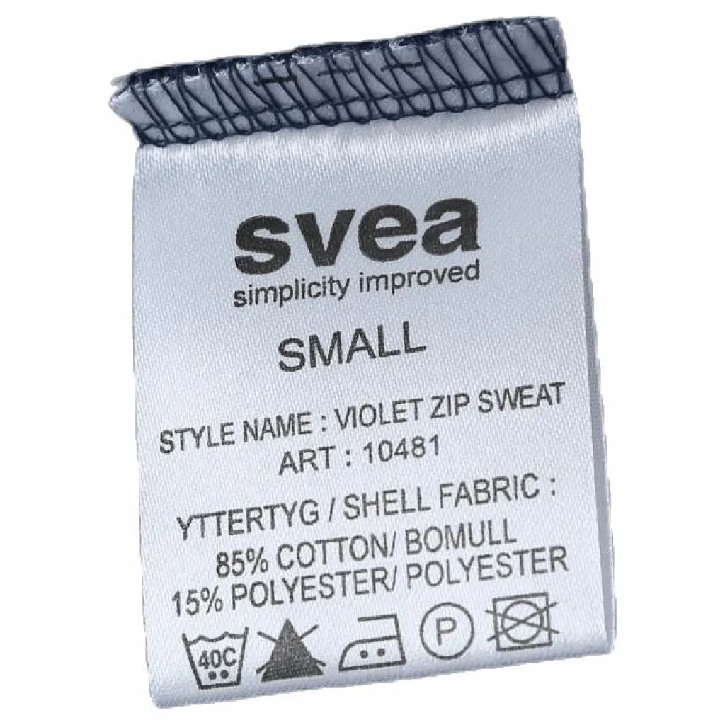 Violet Zip Sweat Blue*Svea Online