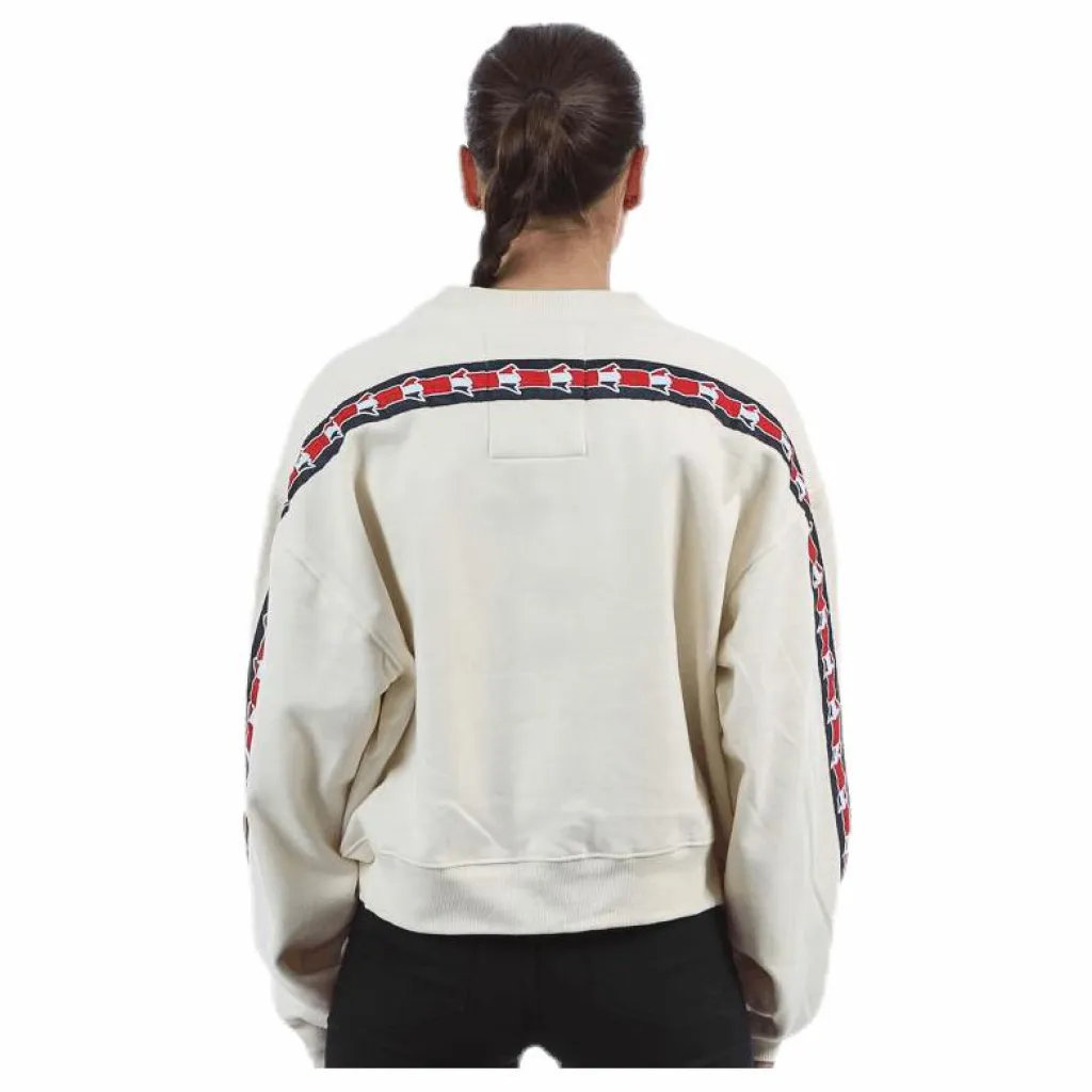Violet Zip Sweat White*Svea Outlet