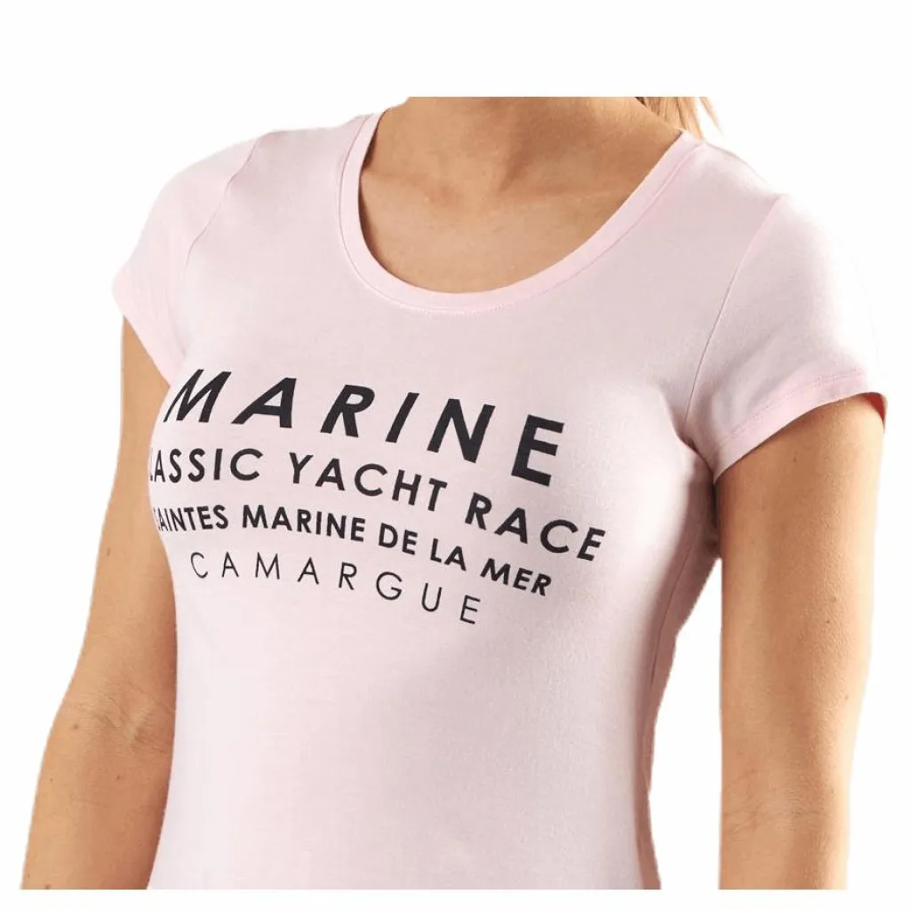 Visalia T-Shirt Pink*Marine Hot