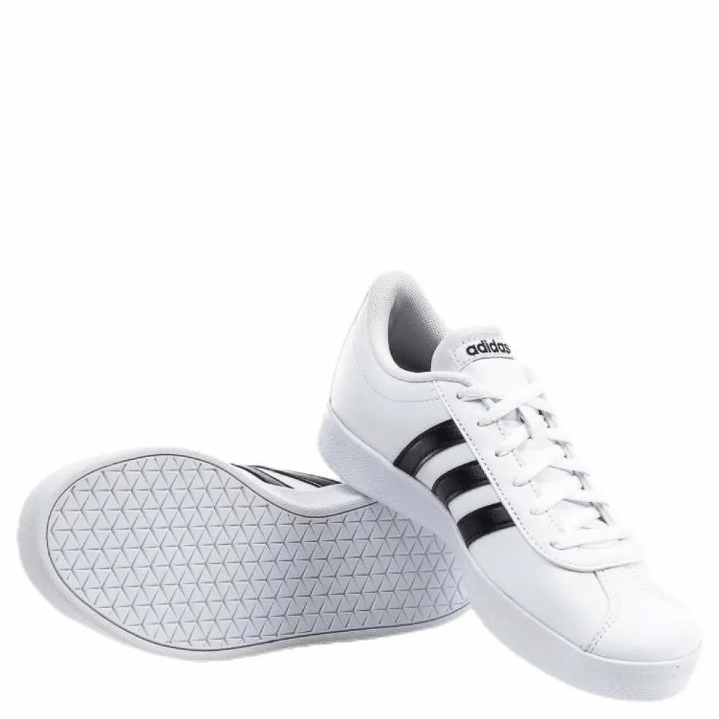 adidas VL Court 2.0 Shoes Cloud White / Core Black / Cloud White Vit Hot