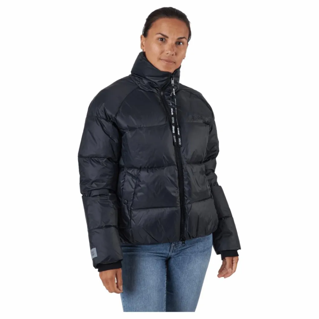 Svea Volume Puffer Jacket Black Svart Hot