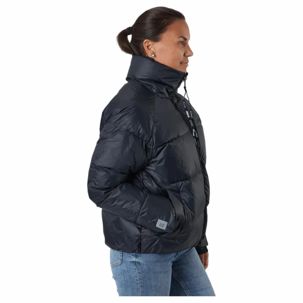 Svea Volume Puffer Jacket Black Svart Hot