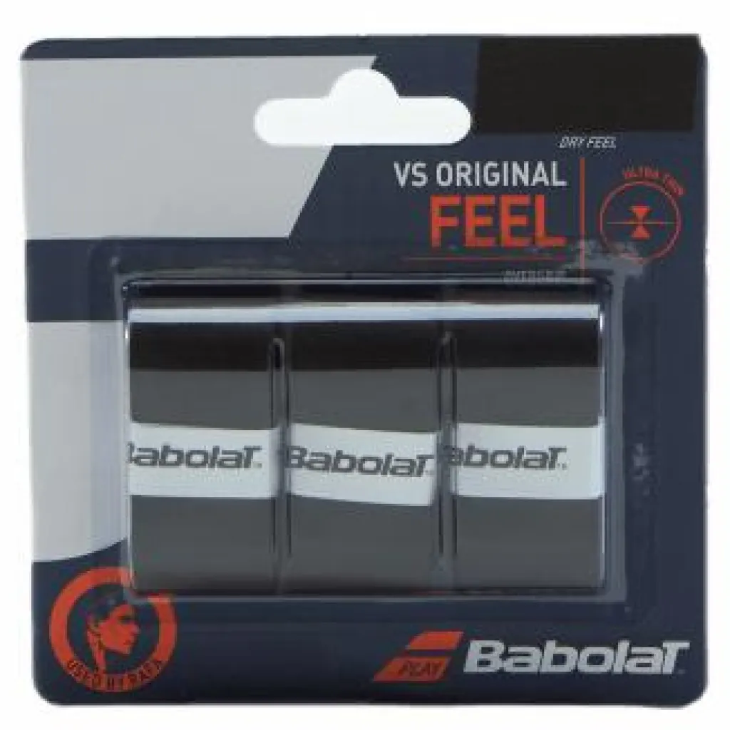 Babolat VS Grip Orginal 3-Pack black Svart Clearance
