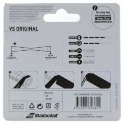 Babolat VS Grip Orginal 3-Pack black Svart Clearance
