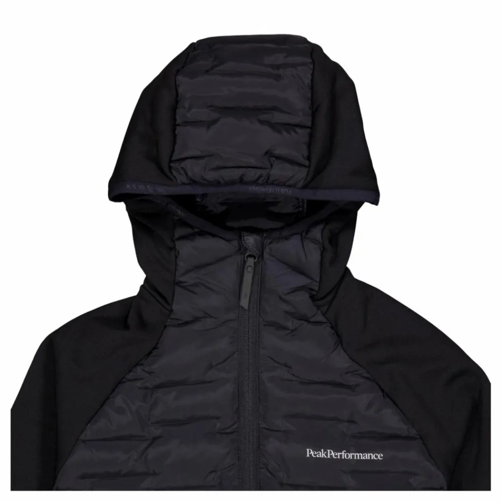 Peak Performance W Argon Hybrid Hood Black Svart Outlet