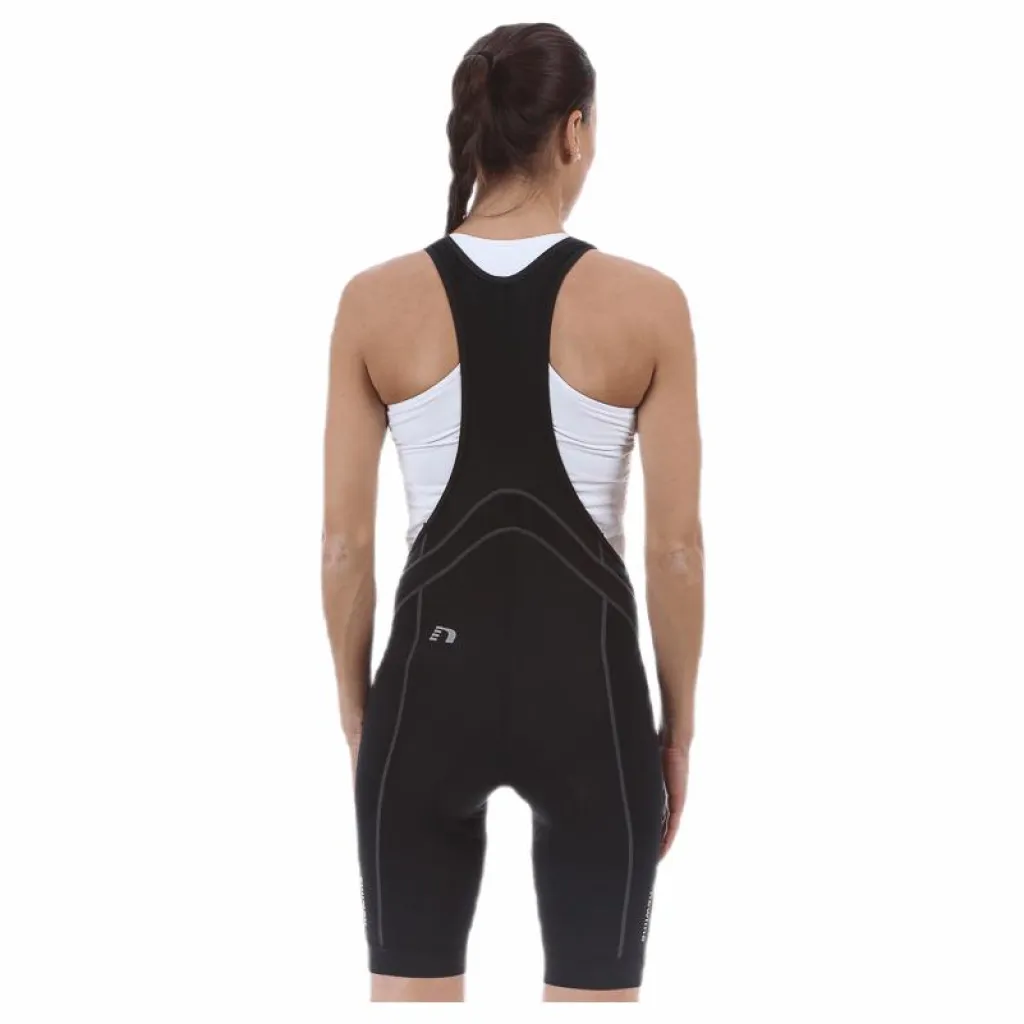 W Bike 8 Panels Bib Shorts Black*Newline Hot