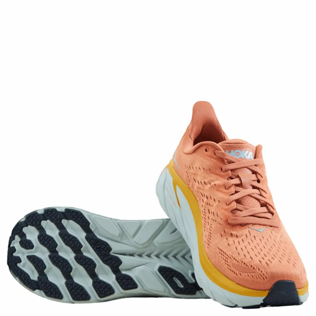 Hoka W Clifton 8 Sun Baked / Shell Coral Hot