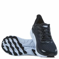 Hoka W Clifton 8 Wide Black / White Discount