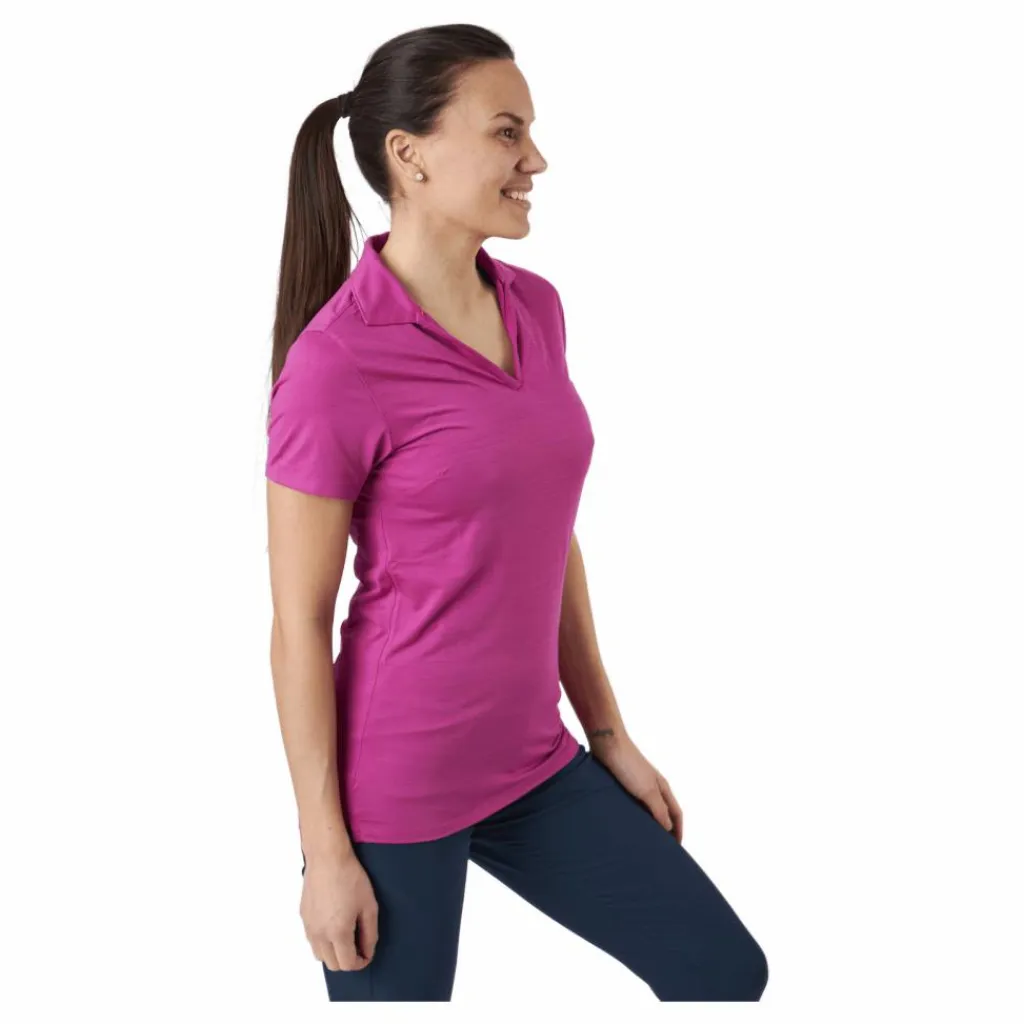 Puma Golf W Cloudspun Coast Polo Festival Fuchsia Heather Rosa Clearance