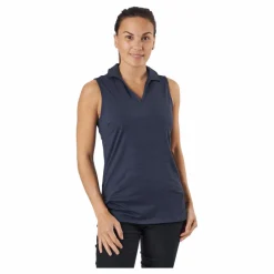 Puma Golf W Cloudspun Coast Sl Polo Navy Blazer Heather Blå New