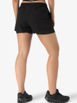 Super.Natural W Double Layer Shorts Black Svart Best