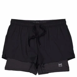 Super.Natural W Double Layer Shorts Black Svart Best