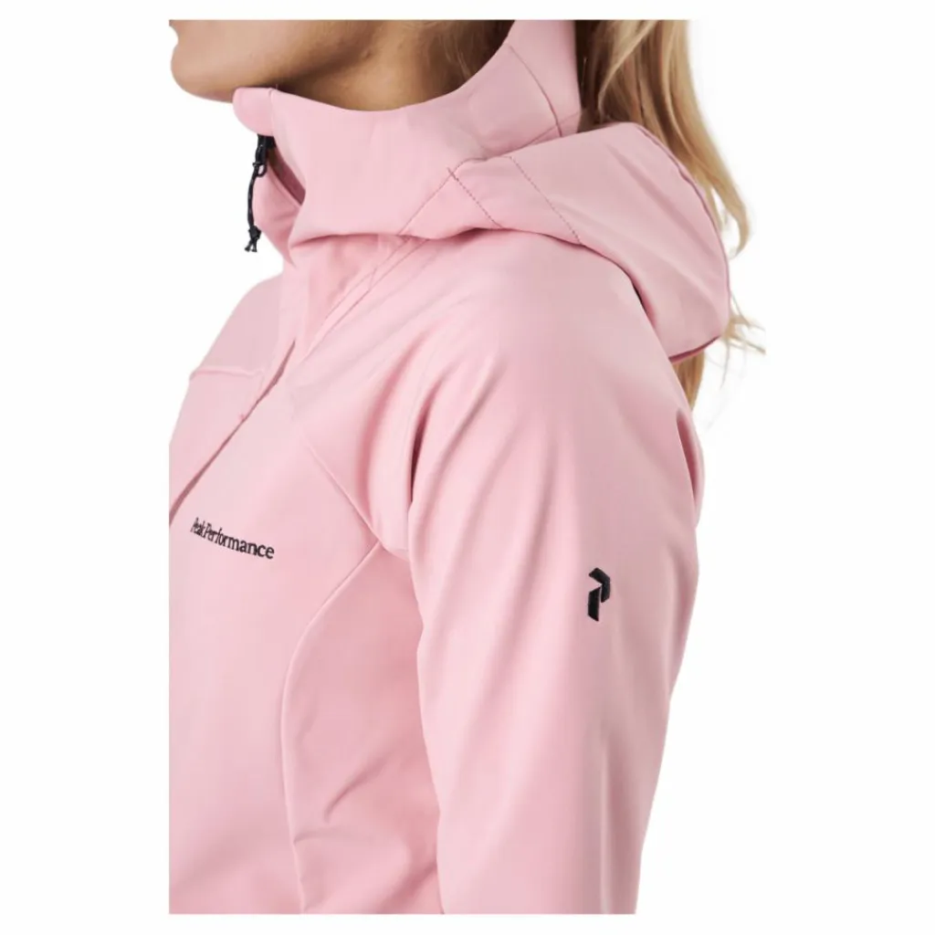 Peak Performance W Explore Hood Jacket Warm Blush Rosa