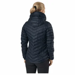 Peak Performance W Frost Down Hood Jacket Black Svart Hot