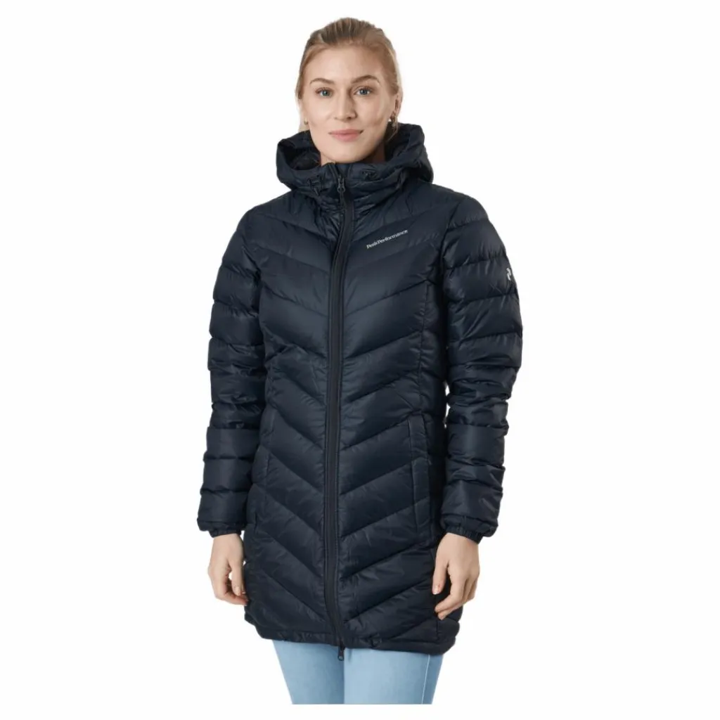 Peak Performance W Frost Down Parka Black Svart New