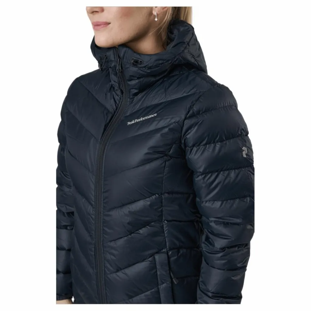Peak Performance W Frost Down Parka Black Svart New