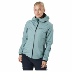 Peak Performance W Gore-tex Pac Jacket Ashen Green Blå Discount
