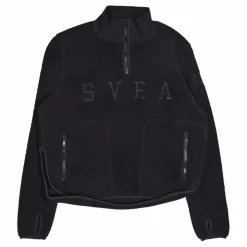 W. Half Zip Pile Black*Svea New