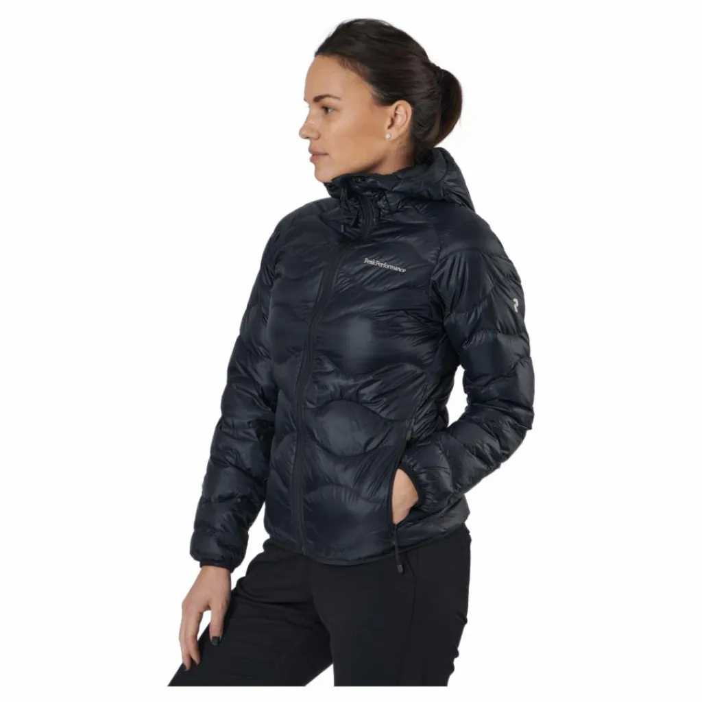 W Helium Down Hood Jacket Black*Peak Performance Outlet
