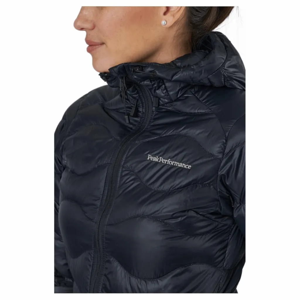 W Helium Down Hood Jacket Black*Peak Performance Outlet