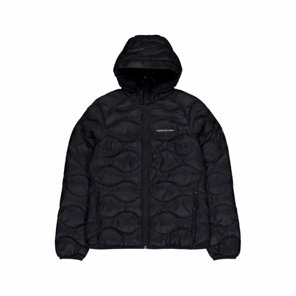 W Helium Down Hood Jacket Black*Peak Performance Outlet