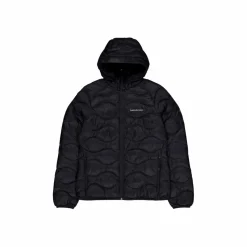 Peak Performance W Helium Down Hood Jacket Black Svart