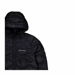 Peak Performance W Helium Down Hood Jacket Black Svart