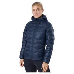 W Helium Down Hood Jacket Blue Shadow*Peak Performance Outlet