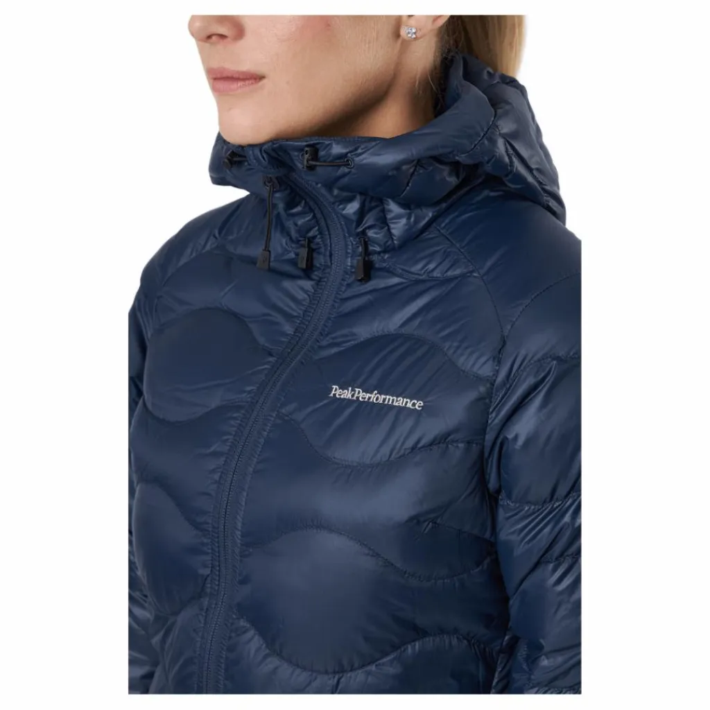 W Helium Down Hood Jacket Blue Shadow*Peak Performance Outlet