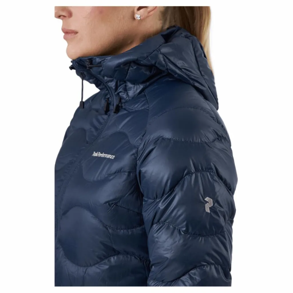W Helium Down Hood Jacket Blue Shadow*Peak Performance Outlet