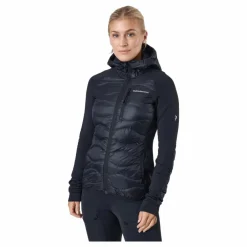 W Helium Down Hybrid Hood Black*Peak Performance Discount