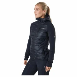 W Helium Down Hybrid Hood Black*Peak Performance Discount