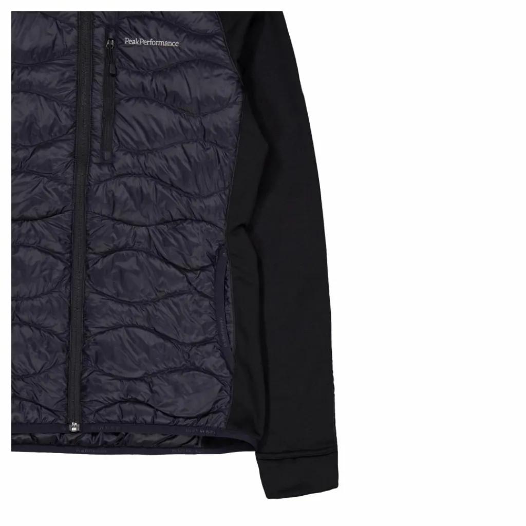 W Helium Down Hybrid Hood Black*Peak Performance Discount