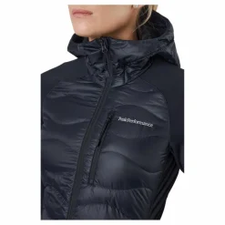 W Helium Down Hybrid Hood Black*Peak Performance Discount